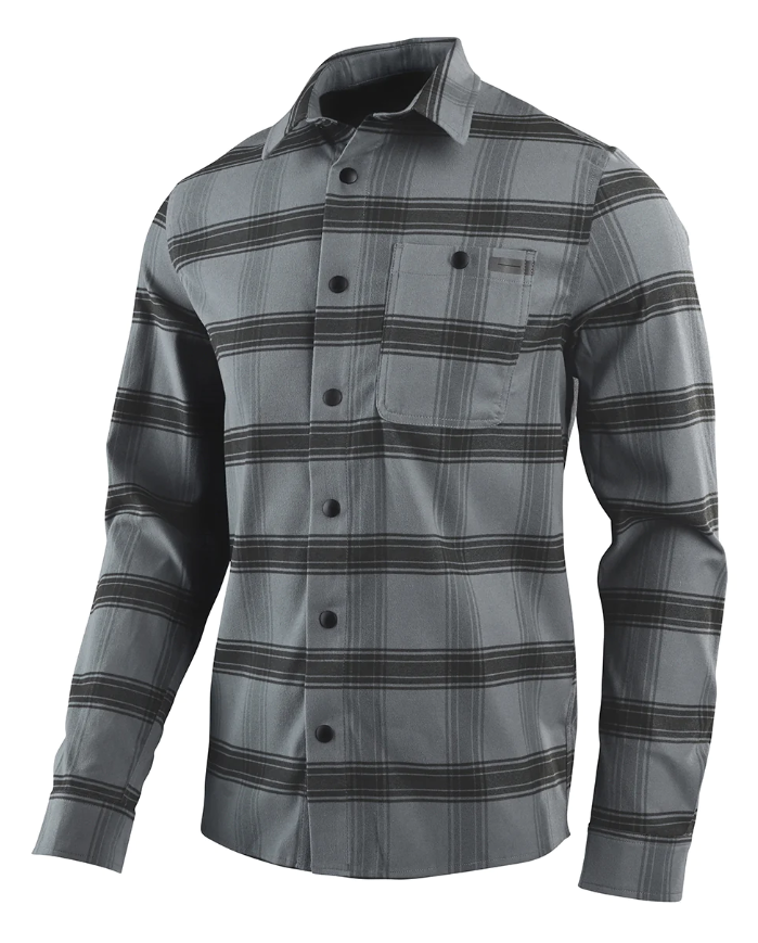 Grind Flannel Stripe Carbon